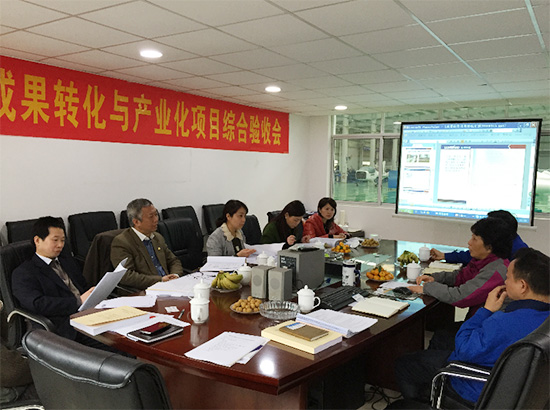 UED在线官网网页版(中国)唯一官方网站科技承担的省科技成果转化项目通过验收