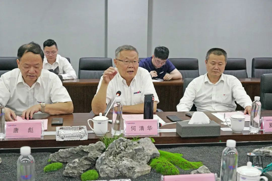 中铁装备赵华总经理莅临UED在线官网网页版(中国)唯一官方网站智能交流