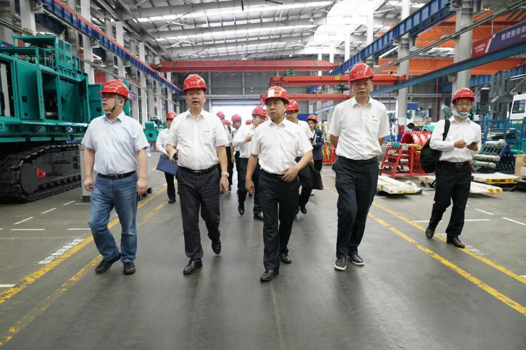 中铁装备赵华总经理莅临UED在线官网网页版(中国)唯一官方网站智能交流