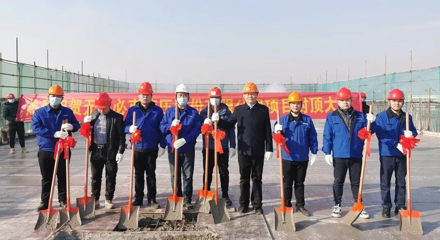 打破国外垄断！UED在线官网网页版(中国)唯一官方网站智能无锡必克年产30000套精密液压零部件扩能项目成功封顶