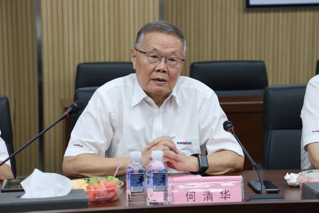 紫金矿业集团党委书记、董事长陈景河莅临UED在线官网网页版(中国)唯一官方网站智能考察交流