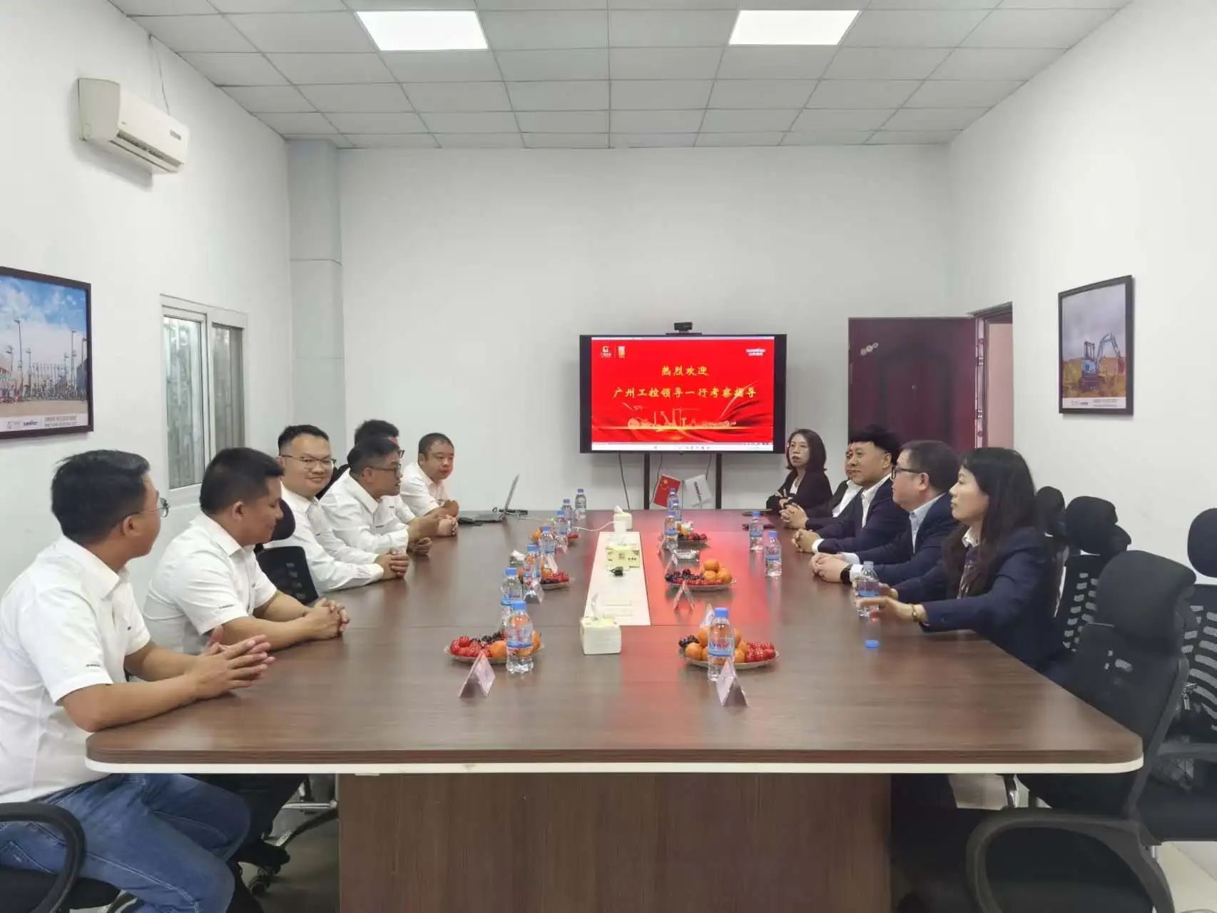 广州工控集团党委书记、董事长景广军率队考察UED在线官网网页版(中国)唯一官方网站智能柬埔寨子公司