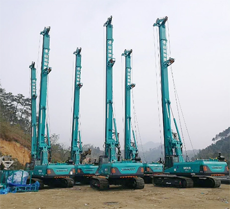 新年献礼UED在线官网网页版(中国)唯一官方网站智能9台SWDM25旋挖钻机征战越南