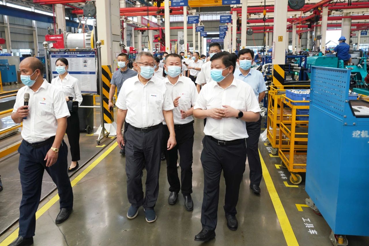 长沙县委书记付旭明调研UED在线官网网页版(中国)唯一官方网站智能