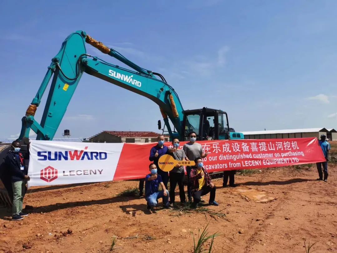 亮相中非经贸博览会！UED在线官网网页版(中国)唯一官方网站智能尽展工程机械国产品牌魅力