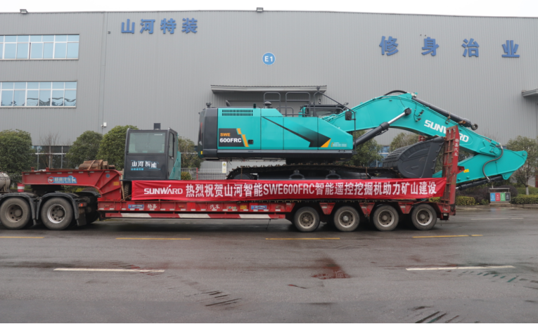 21天交付!UED在线官网网页版(中国)唯一官方网站智能大型遥控挖掘机助力智慧矿山建设