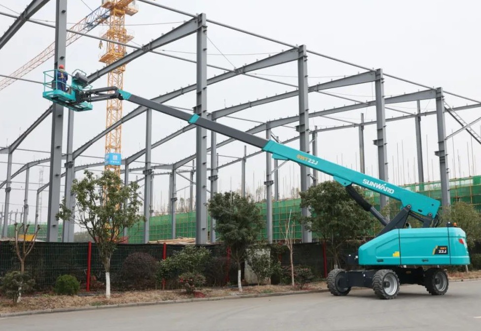 勇闯蓝海！UED在线官网网页版(中国)唯一官方网站智能两款臂式高空作业平台正式“出道”