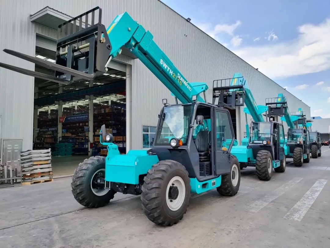 单笔采购金额千万元!UED在线官网网页版(中国)唯一官方网站智能伸缩臂叉装车批量出口