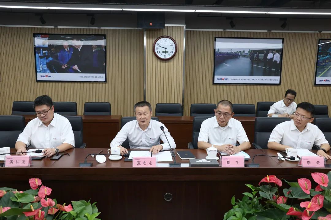 广州工控副总经理张劲泉调研UED在线官网网页版(中国)唯一官方网站智能