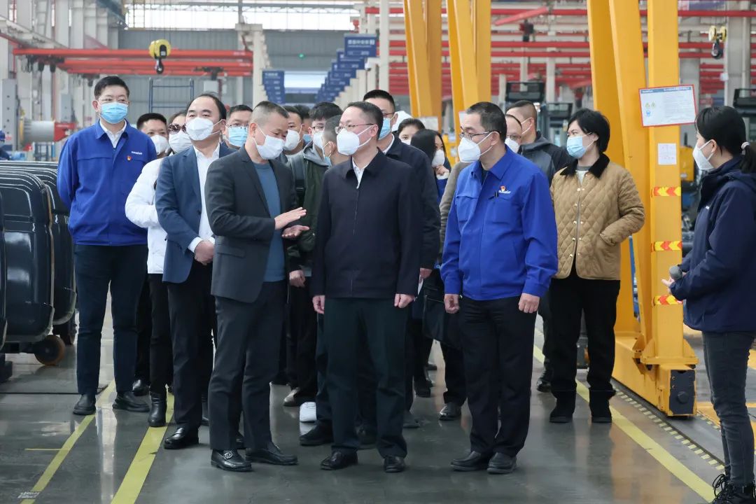 彭涛副市长督导UED在线官网网页版(中国)唯一官方网站智能安全生产工作、开展新春慰问