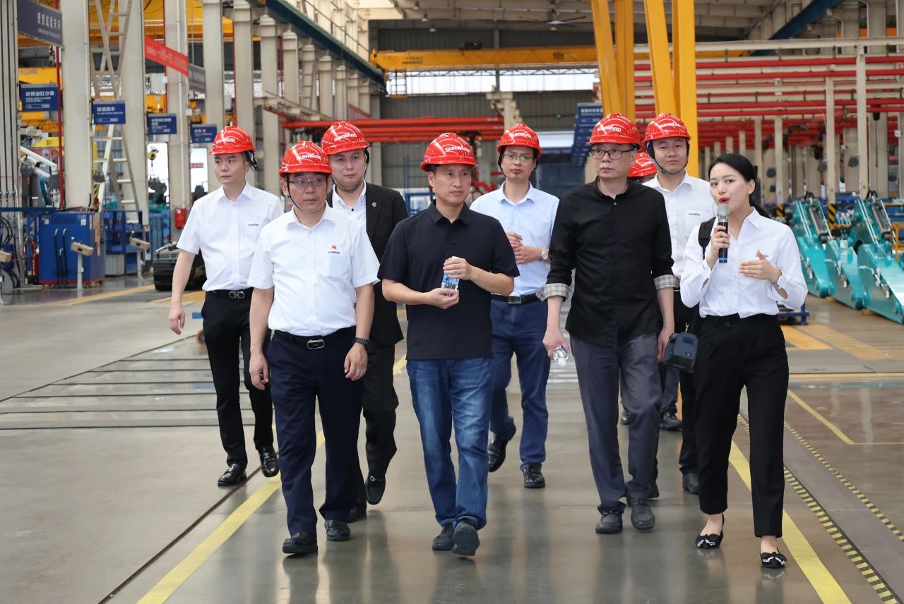 永青科技集团董事长胡晓东带队到访UED在线官网网页版(中国)唯一官方网站智能