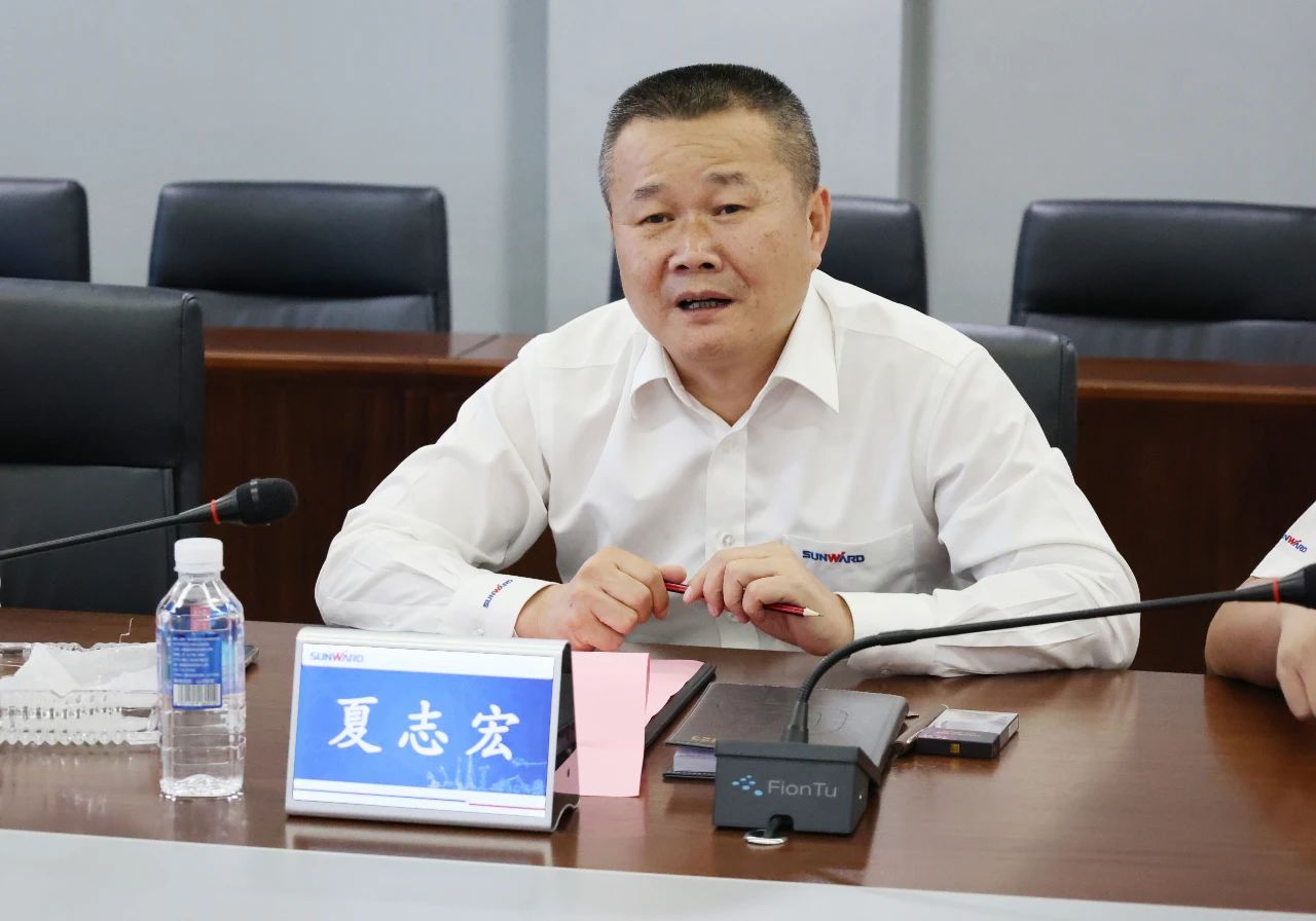 永青科技集团董事长胡晓东带队到访UED在线官网网页版(中国)唯一官方网站智能