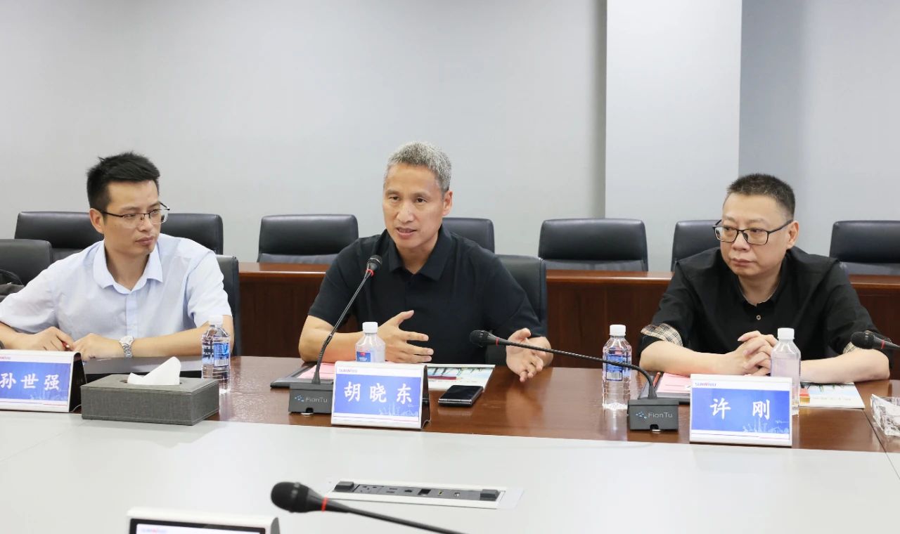 永青科技集团董事长胡晓东带队到访UED在线官网网页版(中国)唯一官方网站智能