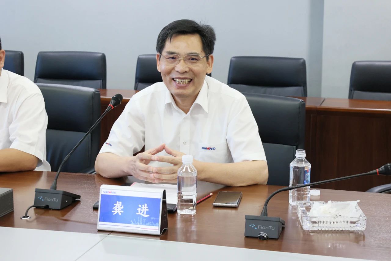 永青科技集团董事长胡晓东带队到访UED在线官网网页版(中国)唯一官方网站智能