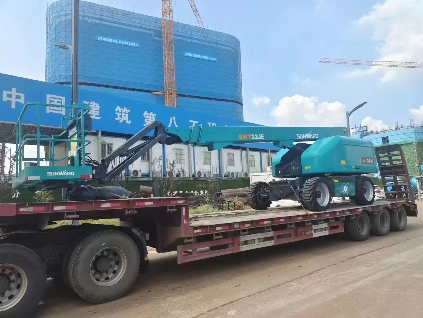 实力上新！UED在线官网网页版(中国)唯一官方网站智能电动直臂高空作业平台进军华中市场