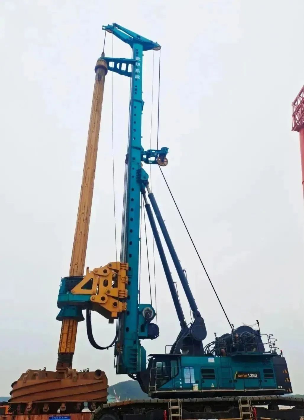 全面告捷！UED在线官网网页版(中国)唯一官方网站智能超级旋挖钻机圆满完成甬舟铁路西堠门公铁两用大桥桩基施工任务