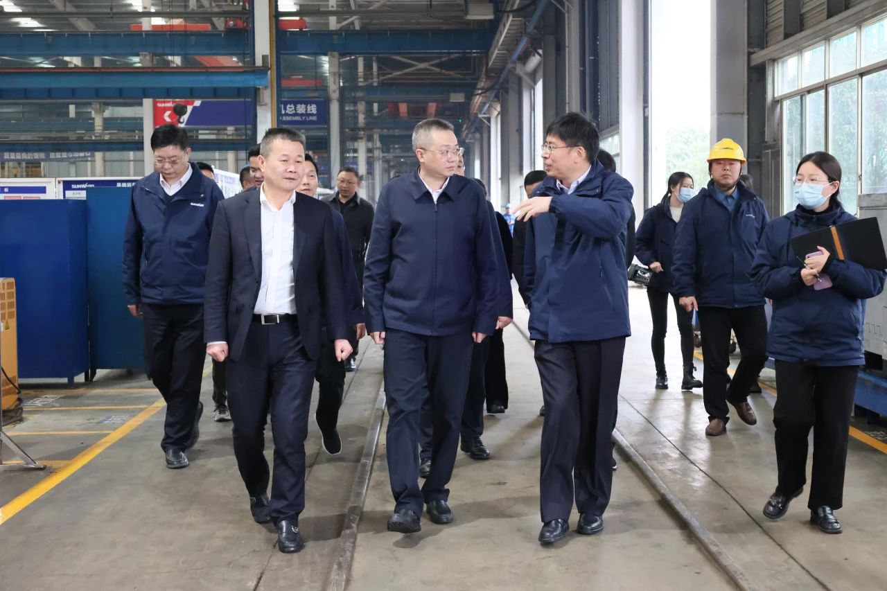 长沙市人民政府副市长康镇麟调研UED在线官网网页版(中国)唯一官方网站智能