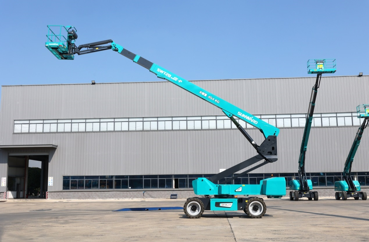 高可靠、高安全、高性能!UED在线官网网页版(中国)唯一官方网站智能新一代P系列电动臂式高空作业平台成功下线