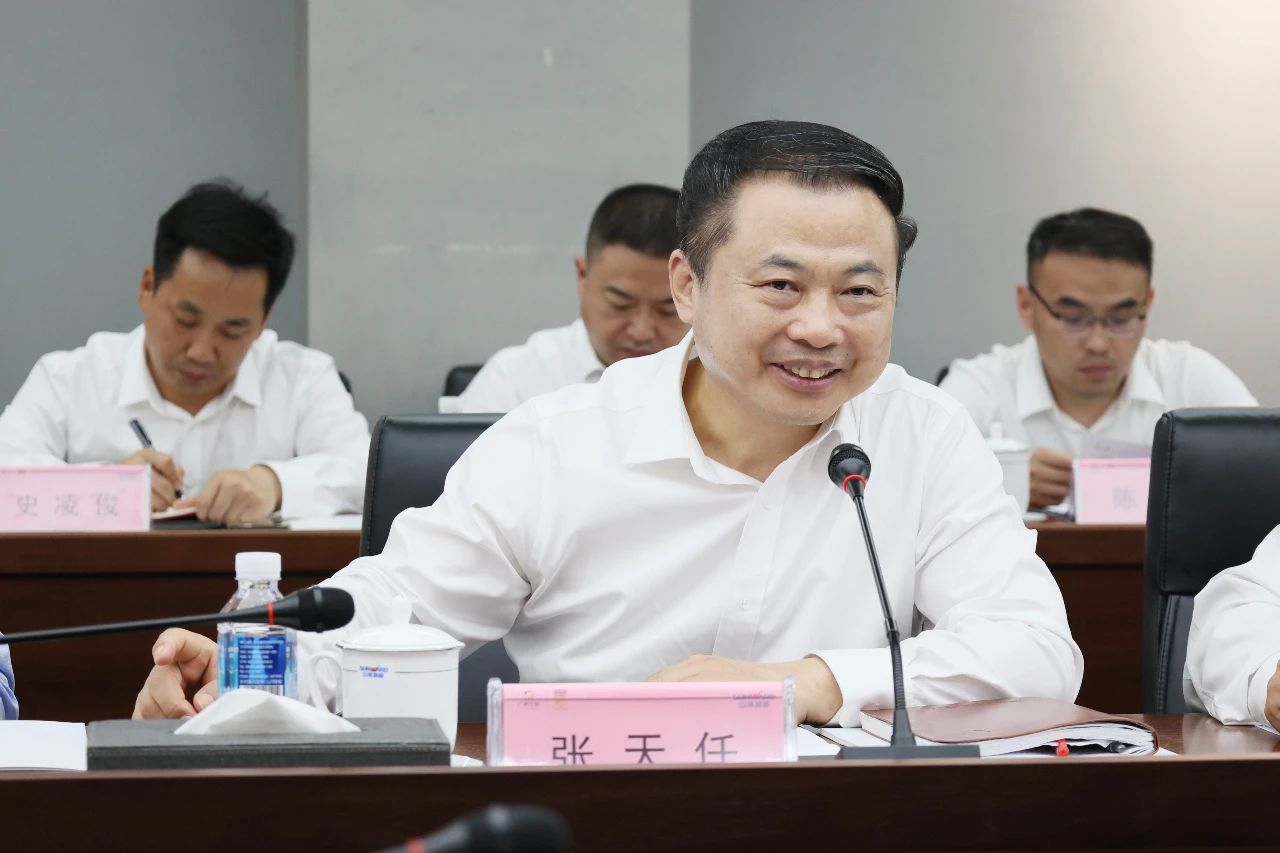 天能控股集团党委书记、董事长张天任率队到访UED在线官网网页版(中国)唯一官方网站智能