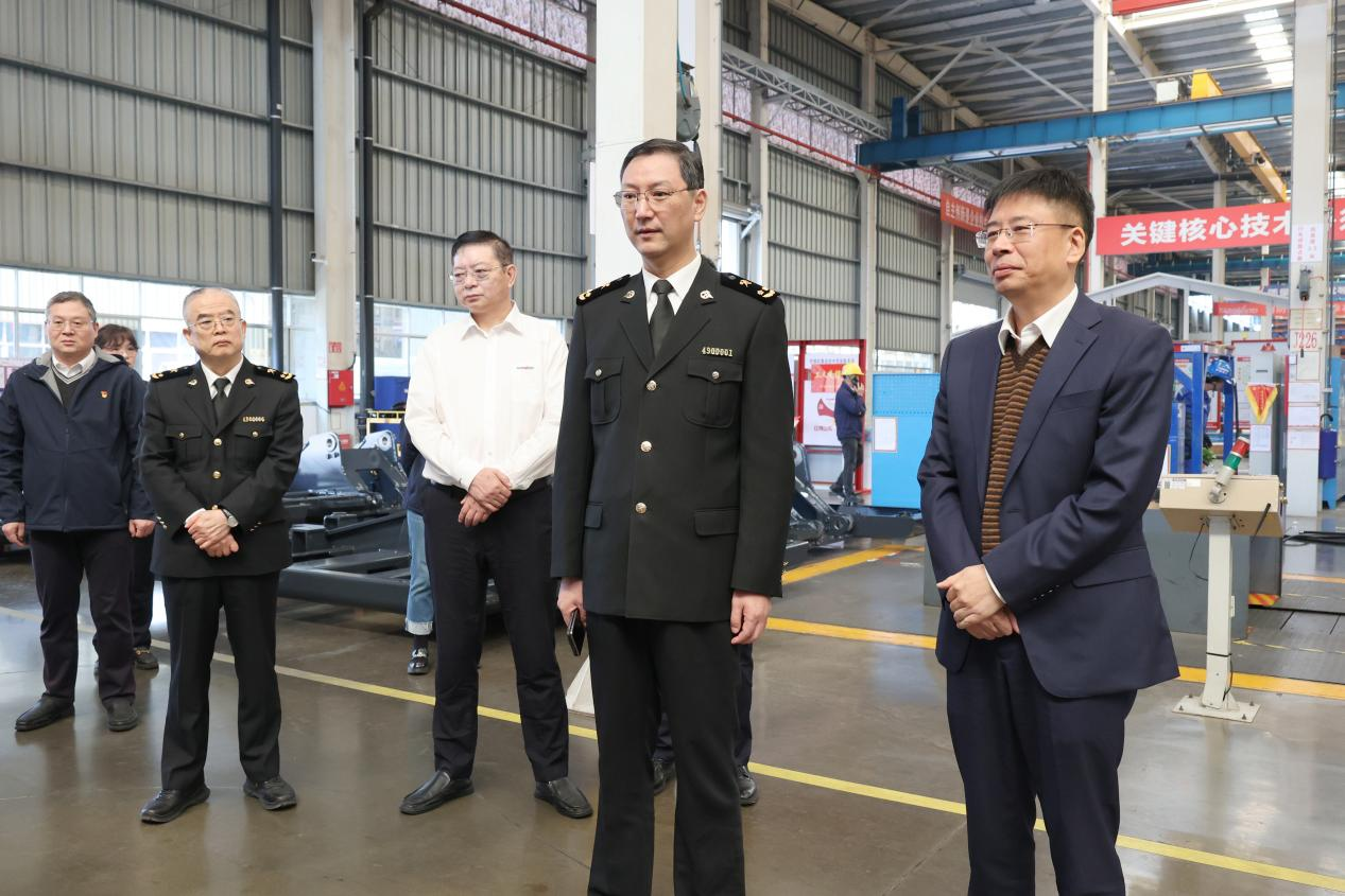 长沙海关关长、党委书记顾炯调研UED在线官网网页版(中国)唯一官方网站智能