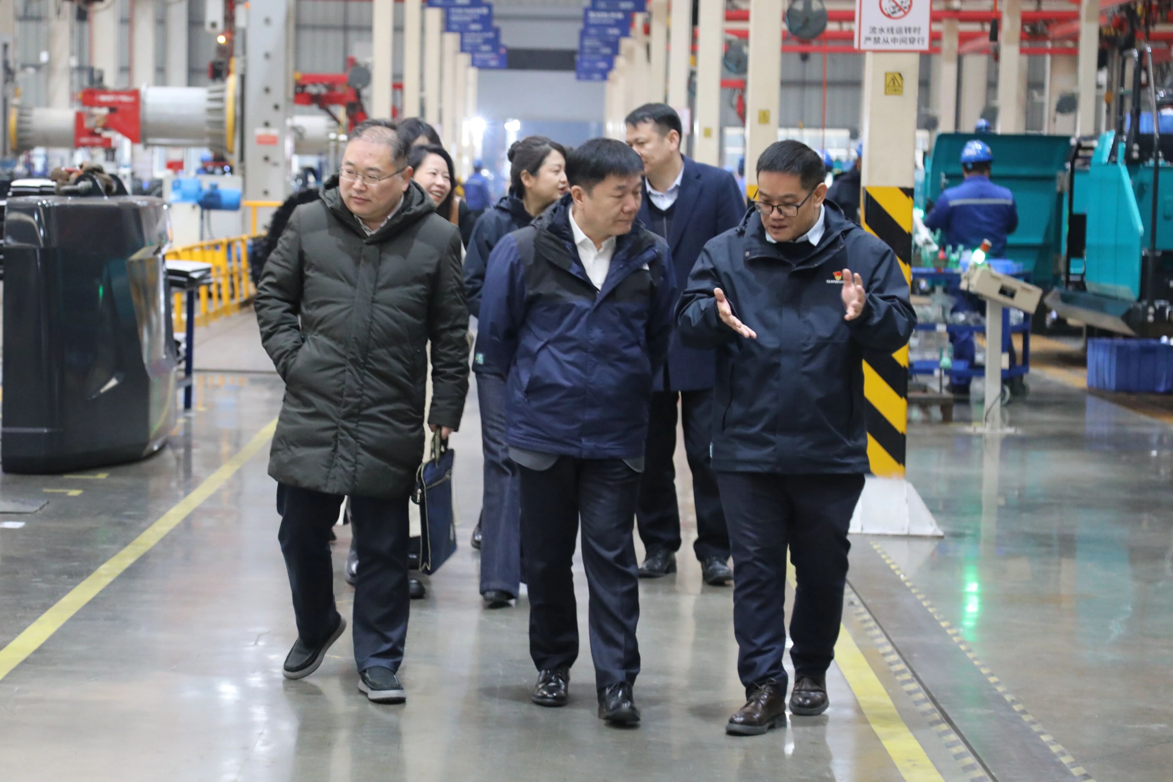 中国出口信用保险公司湖南分公司负责人蔡旺到访UED在线官网网页版(中国)唯一官方网站智能